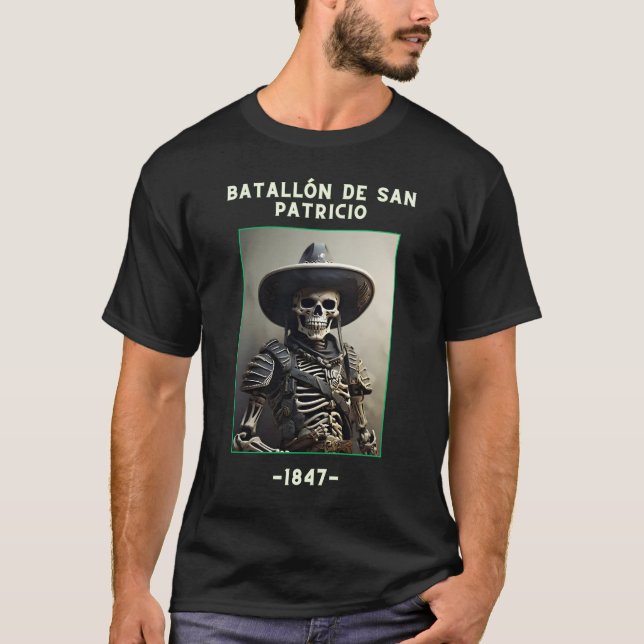 Camiseta Batalhão de San Patricios Saint Patrick (Frente)
