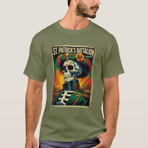 Camiseta Batalhão de São Patrício San Patricios Irlandês Me