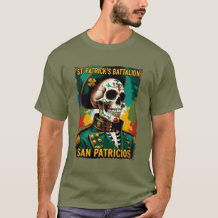 Camiseta Batalhão de São Patrício San Patricios Irlandês Me