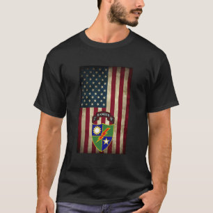 Camiseta Batalhão segundo - 75º Regimento Ranger - Bandeira