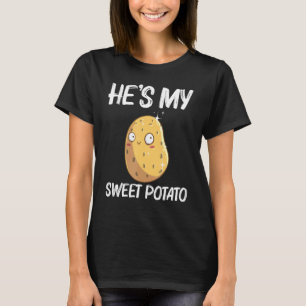 Camiseta Batata Assada Vegetal Para Meninas Crianças Batata