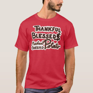 CAMISETA BATATA BOMBADA E MASHADA OBSESSADA GRAÇAS