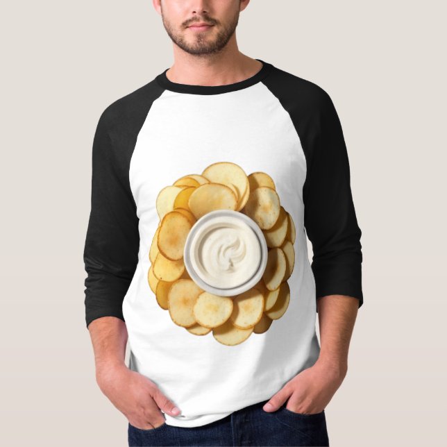 Camiseta Batata com uma pequena taça de maionese (Frente)