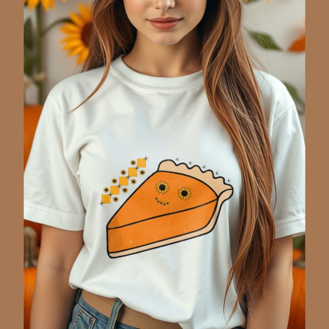 Camiseta Batata de abóbora com olhos de girassol (Criador carregado)