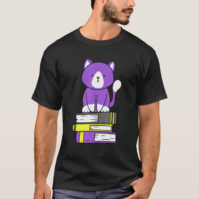 Camiseta Batata de Gato Não-Binário e Sutil (Frente)