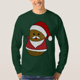 Camiseta Batata de Natal do Papai Noel Feliz