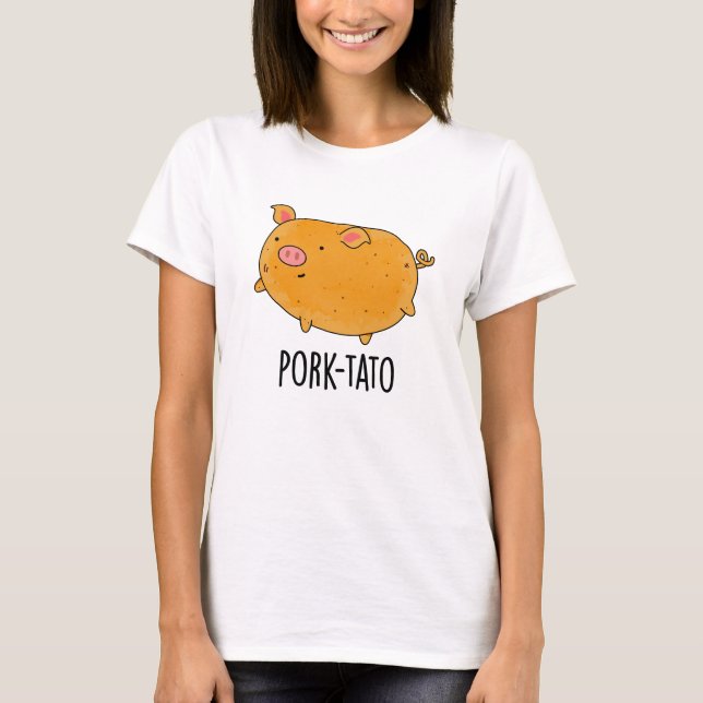 Camiseta Batata de Porco Engraçada (Frente)