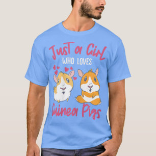 Camiseta Batata De Porco-Suíno Só Uma Garota Que Ama O Guin