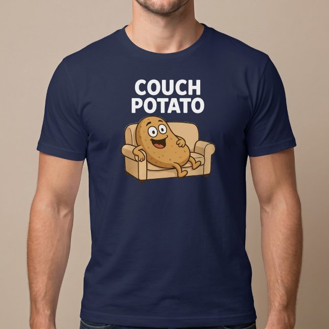 Camiseta Batata de Sofá Preguiçoso (Criador carregado)