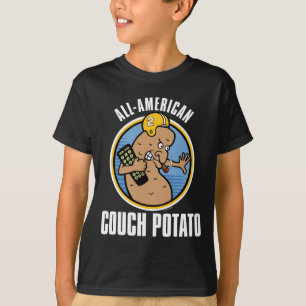 Camiseta Batata de Sofá Totalmente Americana