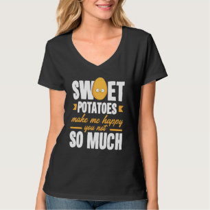 Camiseta Batata Doce Me Faz Feliz Legume