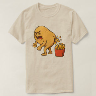 Camiseta Batata Feita Frita Francesa Que Faz Cocô l Fritas 