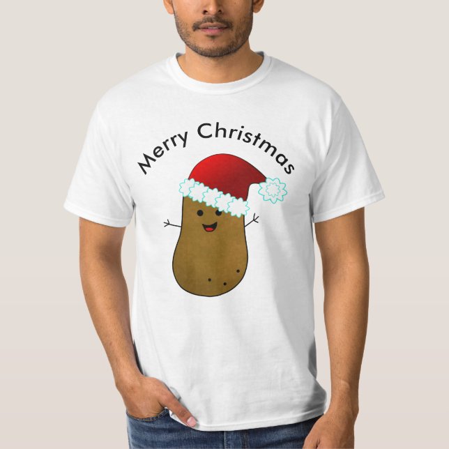 Camiseta Batata Feliz Natal (Frente)