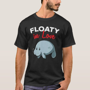 Camiseta Batata Flutuante Apaixonada Manatee Chubby Mermaid
