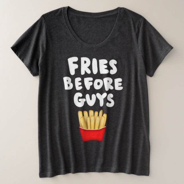 Camiseta Batata Frita Antes de Cara (Frente do Design)