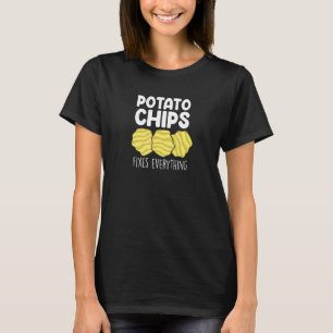 Camiseta Batata Frita Corrige Tudo - Amo Batata Frita