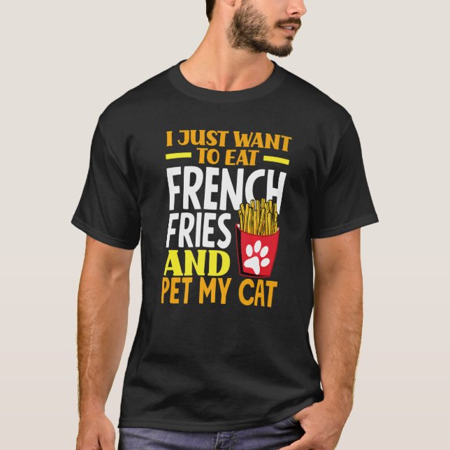 Camiseta Batata Frita Gato Batata Frita (Frente)