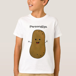Camiseta Batata Marrom Personalizada