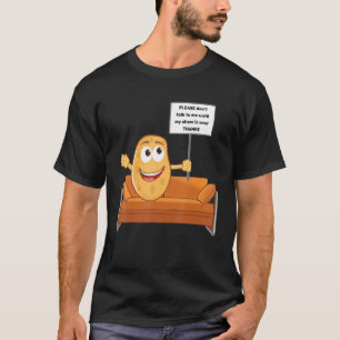 Camiseta Batata não fala comigo