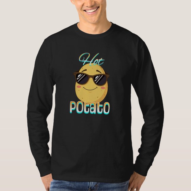 Camiseta Batata quente | Funny Potato Pun (Frente)