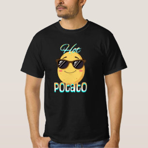 Camiseta Batata quente Funny Potato Pun