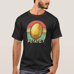 Camiseta Batata Retro Vintage Piada Vegana Vegetariana Bata