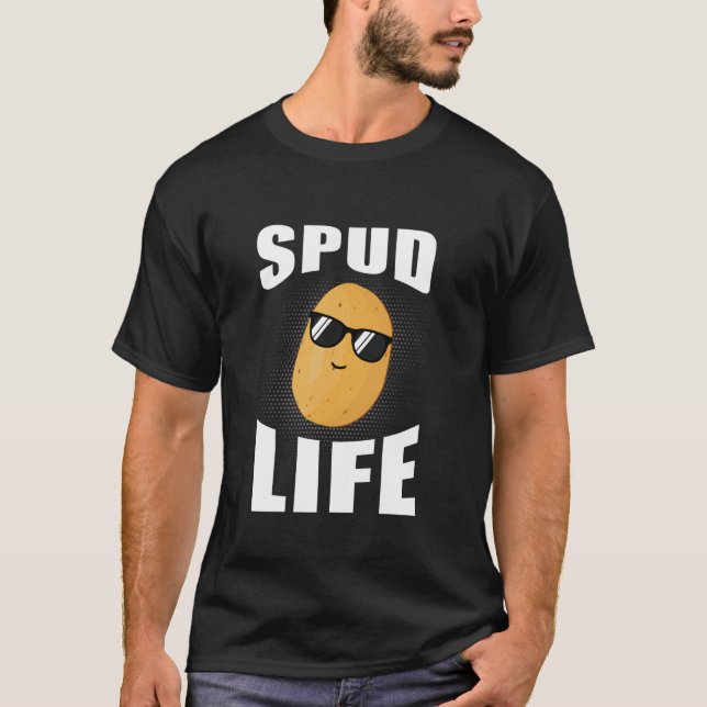 Camiseta Batata Vida Humor Comida de Batata Legume (Frente)