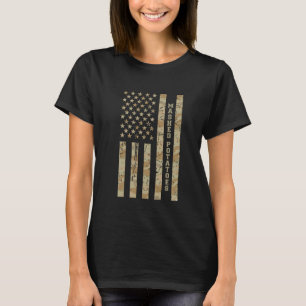 Camiseta Batatas Amassadas Roupa engraçada de comida Camufl