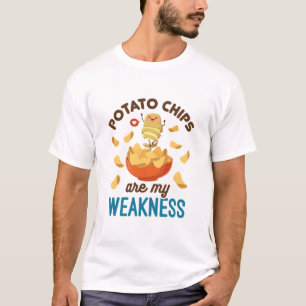 Camiseta Batatas-Batata São A Minha Comida Frágil Do Invólu