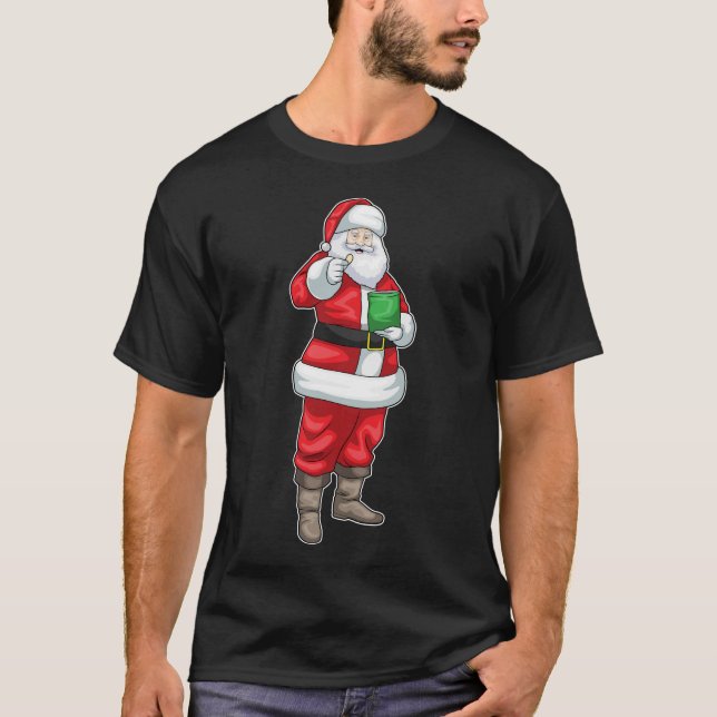 Camiseta Batatas de Natal Santa Claus (Frente)