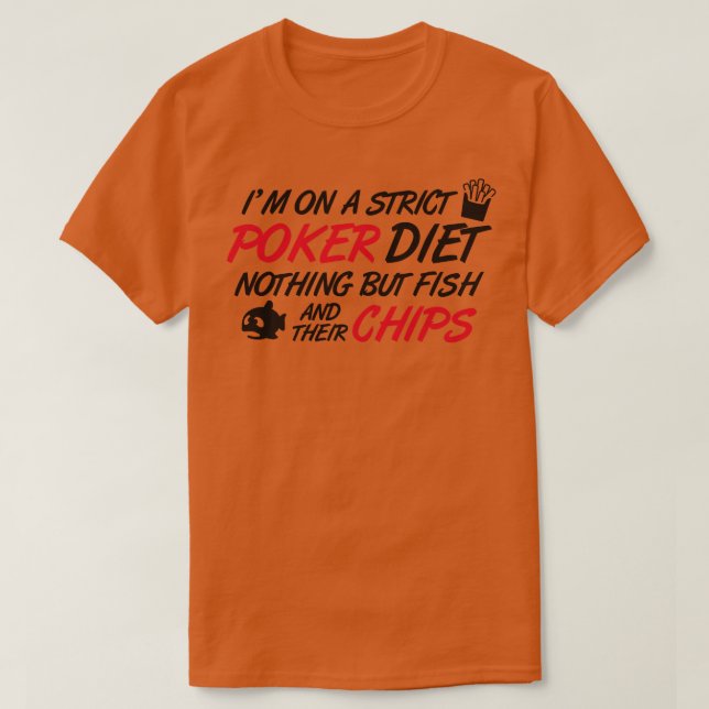 Camiseta Batatas de peixe (Frente do Design)