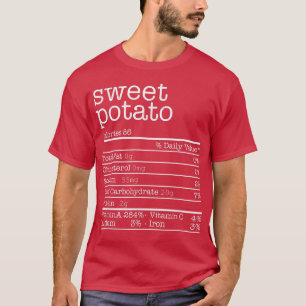 Camiseta Batatas Doce Fatos Nutricionais Cristo de Ação de