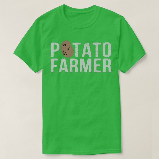 Camiseta Batatas Fazendas Engraçadas (Frente do Design)