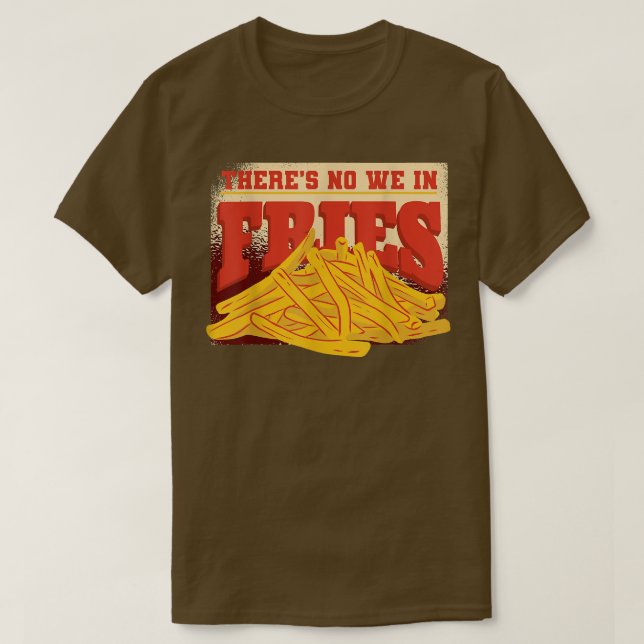 Camiseta Batatas fritas Burger Kitchen França Fries (Frente do Design)