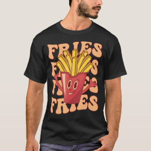 Camiseta Batatas-fritas de Comida rápida
