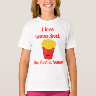 Camiseta Batatas fritas de Homeschool