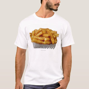 Camiseta batatas fritas do Dobra-cut