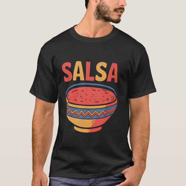 Camiseta Batatas Fritas e Salsa Casal Combinando Cinco De M (Frente)
