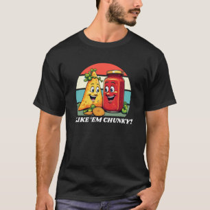 Camiseta Batatas Fritas Engraçadas E Salsa, Eu Gosto Delas 