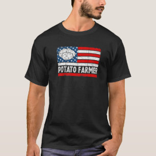 Camiseta Batatas Potato Agricultor Produção de Batata Semen