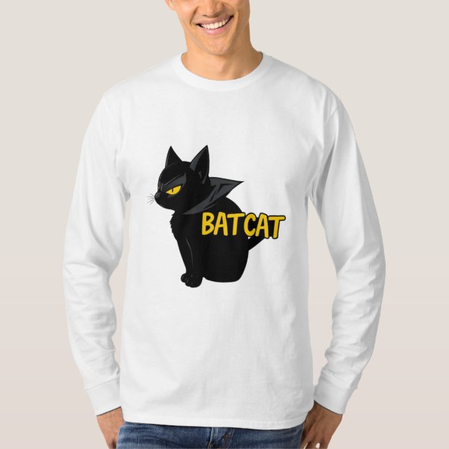 Camiseta BatCat Hero Tee - Libere Seu Interior Vigilante (Frente)