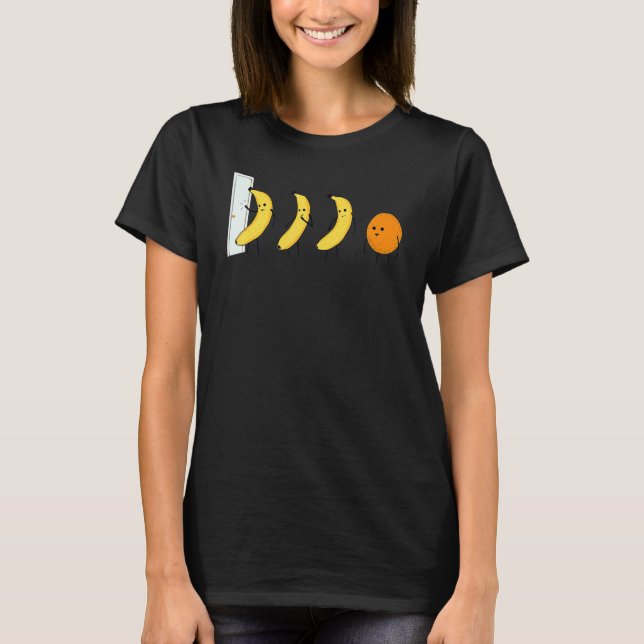 Camiseta Bate Bate  Quem é  Banana Quem é  Laranja (Frente)