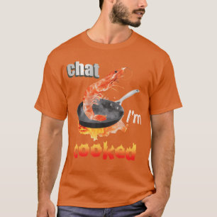 Camiseta Bate-papo Estou Cozido