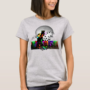 Camiseta Bate-papo Holi Noir Hai com Lua cheia