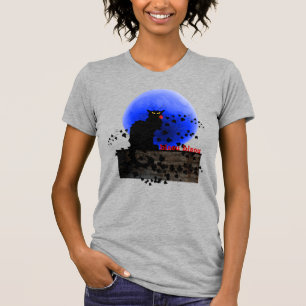 Camiseta Bate-papo Noir com única rosa vermelha