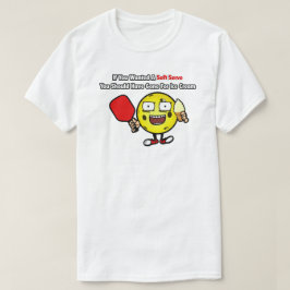 Camiseta Batebol De Pickleball Vanilla Soft Serve Bola Amar