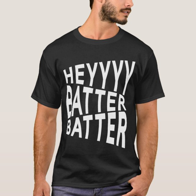Camiseta Batedor de Bateria Baseball, Softball (Frente)