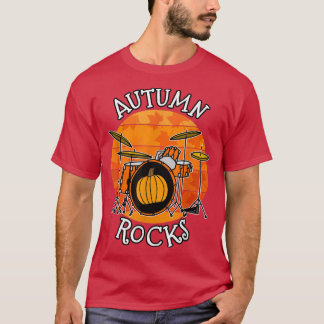 Camiseta Batedor de Queda, Rochas de outono, Professor de T