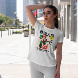 Camiseta Batedor de Robô Japonês Flat