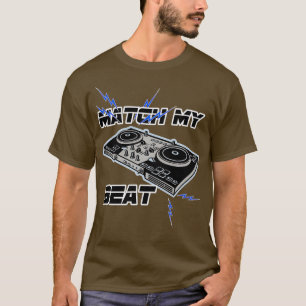 Camiseta Bater Correspondência de Baixo do Controlador DJ
